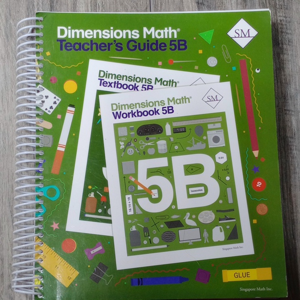 Singapore Math DIMENSIONS MATH Textbook 5B teachers guide